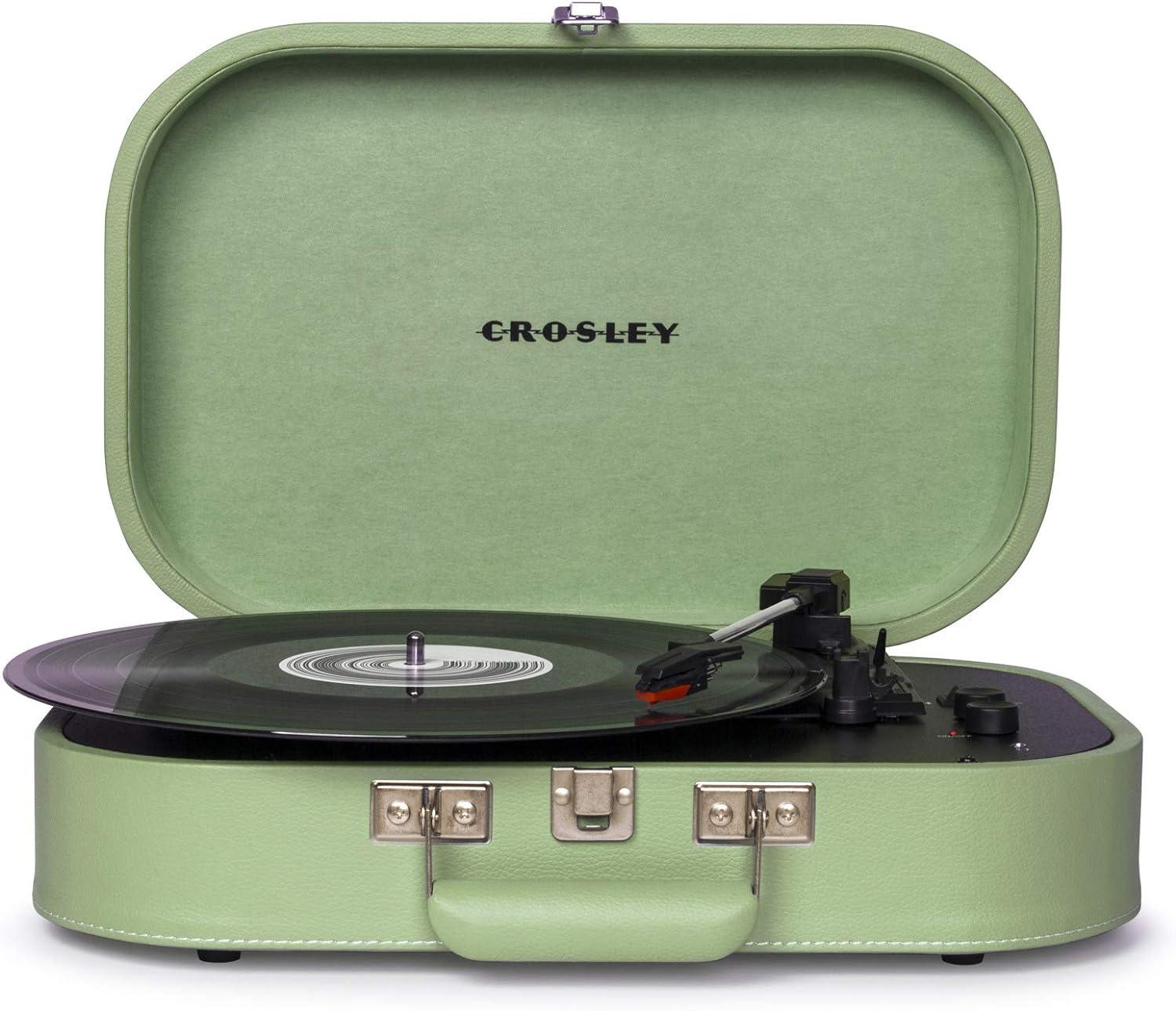 Програвач вініловий Crosley Discovery Bluetooth з вбудованими колонками Seafoam