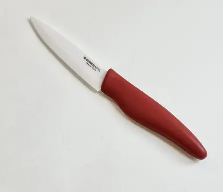 Нож кухонный Suncraft Ceramic 100 мм Красный (28095088)
