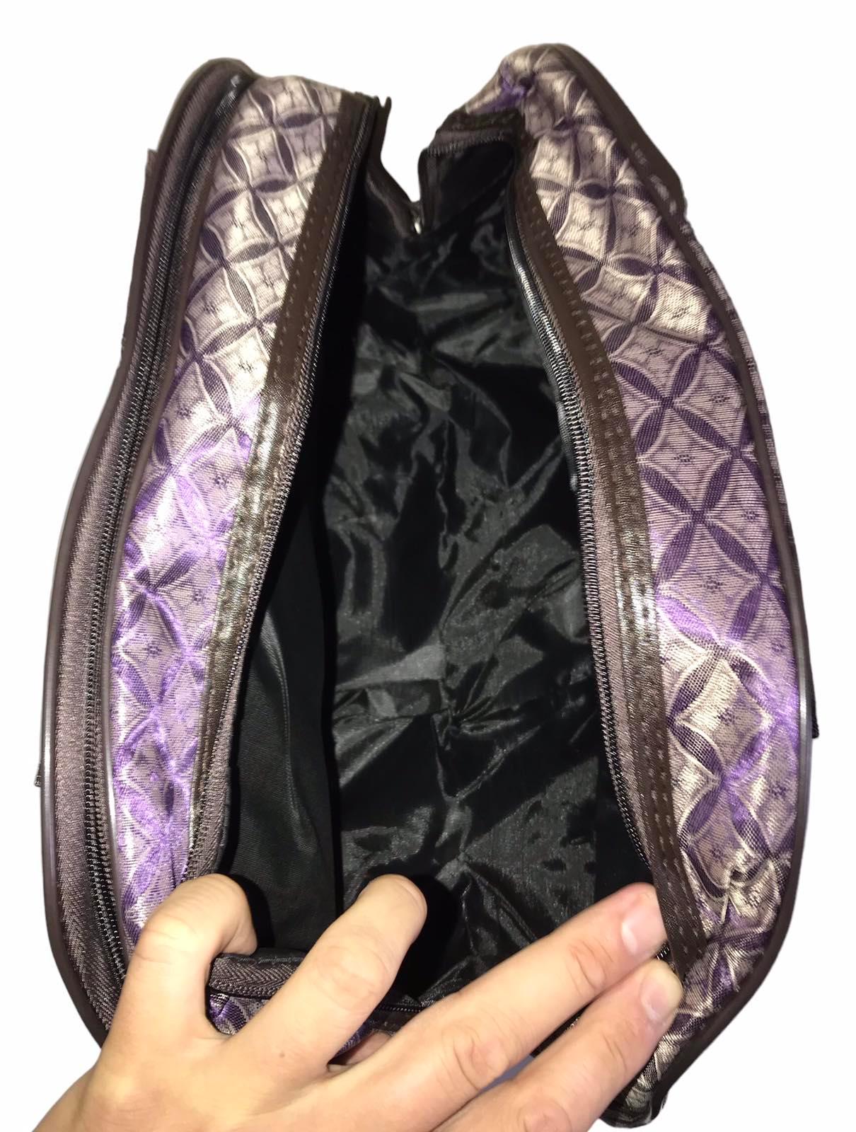 Сумка дорожная ручная кладь с длинным ремнем через плечо Светло-коричневый (2536LL) - фото 5