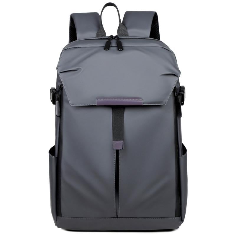 Городской рюкзак Lesko BLH6868 для ноутбука 14" водонепроницаемый 20-35 л Gray (25713806)