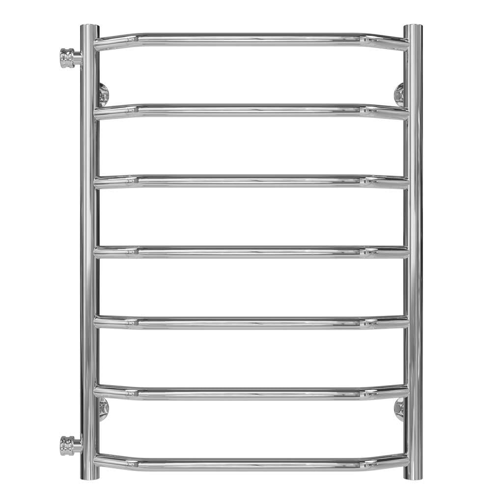 Полотенцесушитель водяной Deffi Трапеция П7 боковое левое подключение нержавеющая сталь 500х700 мм Хром (C.TR.70.50.7.C.B)