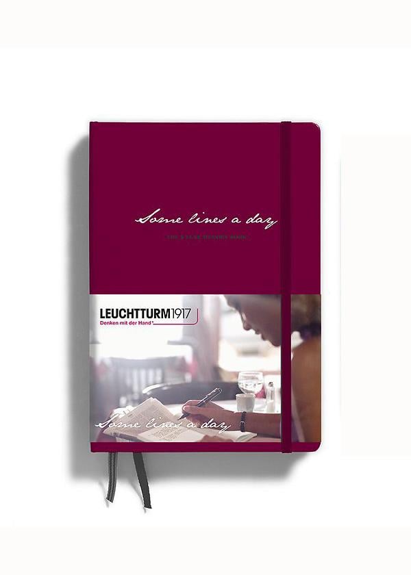 Дневник Leuchtturm1917 Some lines a day на 5 лет Винный (368169)