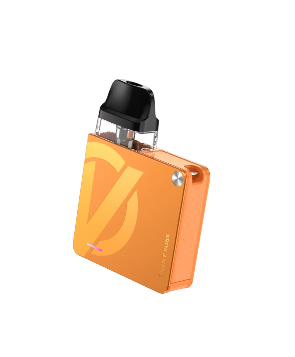 POD-система Vaporesso XROS 3 Nano Pod Kit многоразовая 1000 mAh 2 мл Vital Orange (639be784) - фото 1