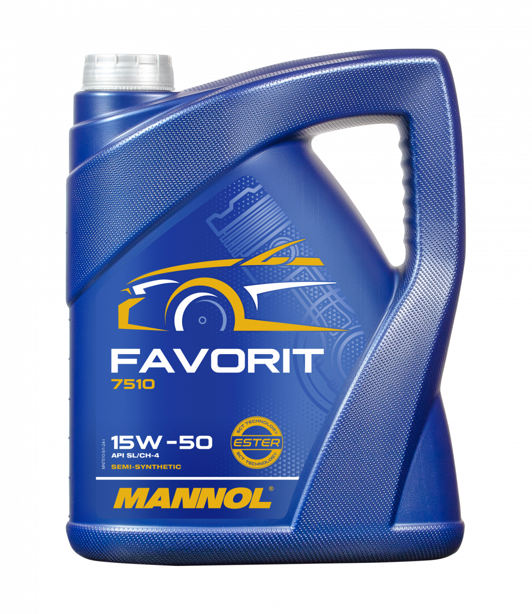 Моторное масло Mannol 7510 FAVORIT 15W-50 5 л (MN7510-5) Моторное масло Mannol 7510 FAVORIT 15W-50 5 л (MN7510-5)