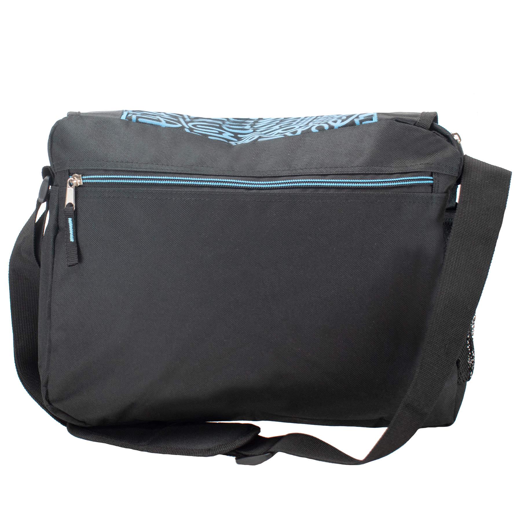 Женская сумка через плечо SEMI LINE 9 л Black/Blue (7156) - фото 4 Женская сумка через плечо SEMI LINE 9 л Black/Blue (7156) - фото 4