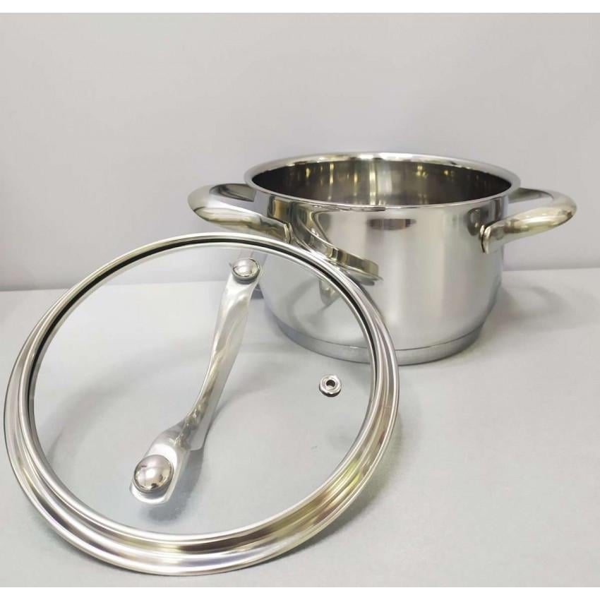 Каструля Lessner 55877-16 з нержавіючої сталі 16 см 1,6 л (1360015926) - фото 2 Каструля Lessner 55877-16 з нержавіючої сталі 16 см 1,6 л (1360015926) - фото 2