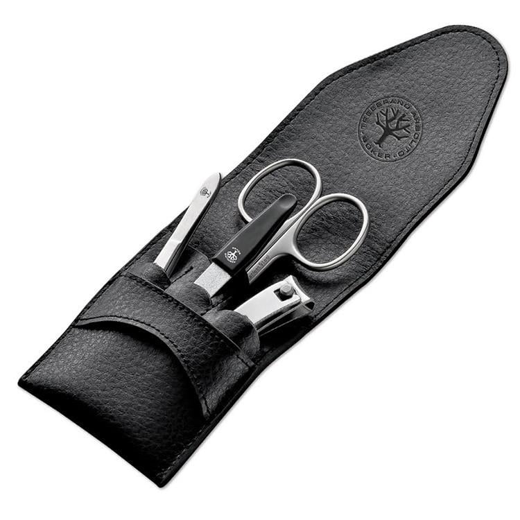 Набор маникюрный Boker Basic L 4 в 1/чехол Black (04BO506)