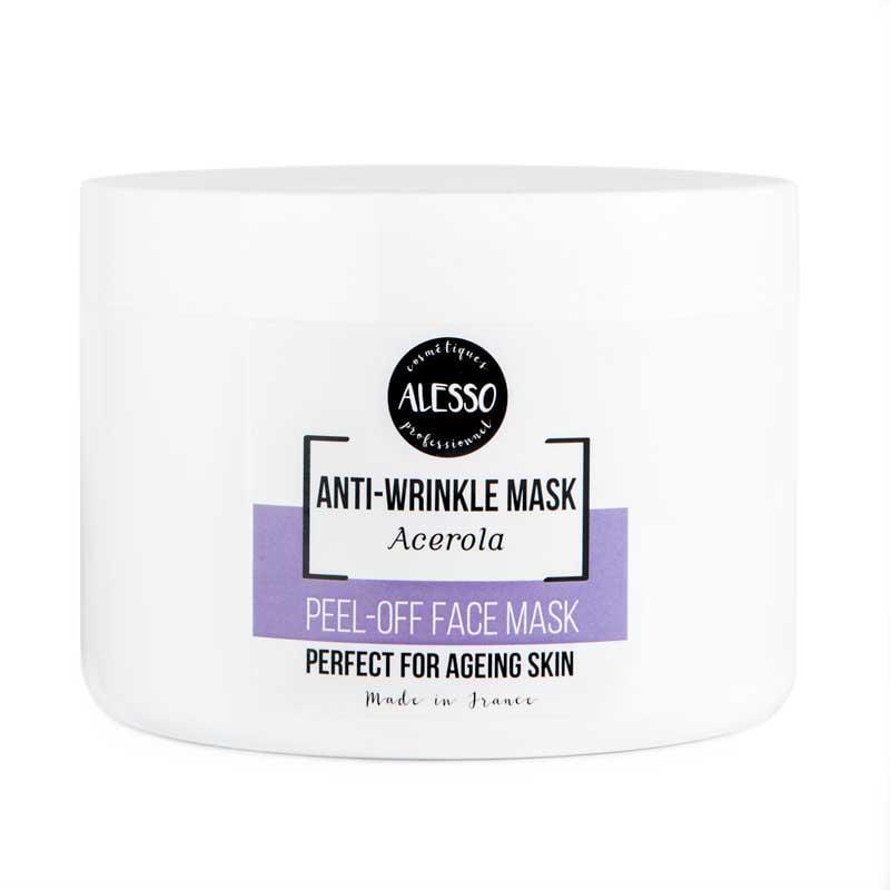 Альгинатная маска ALESSO Anti-Wrinkle Mask Acerola с Ацеролой против морщин для всех типов кожи 200 г (3273629230432)