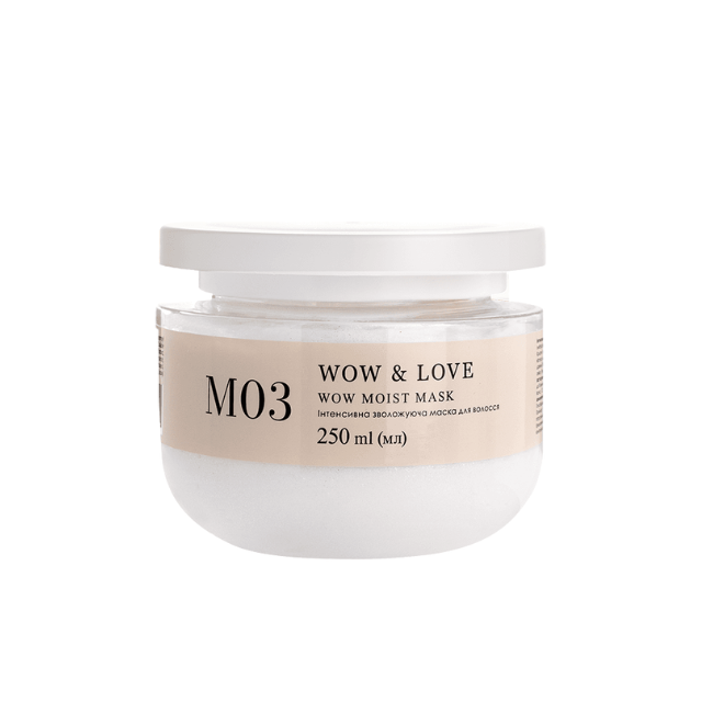 Маска для волосся інтенсивна зволожуюча WOW & LOVE WOW MOIST MASK M03 250 мл (4820296770090)