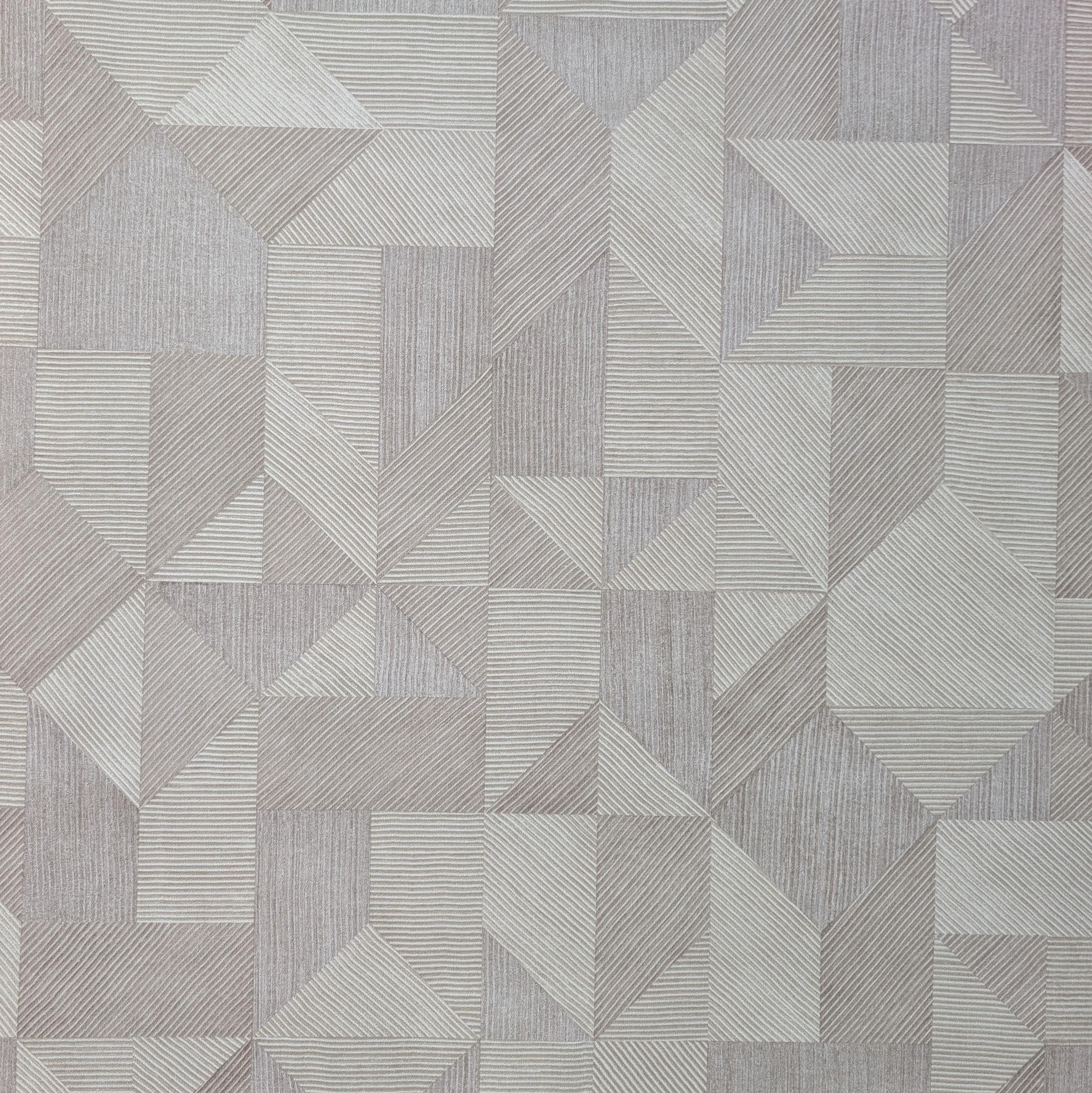 Обои виниловые Decoprint Blooming BL22770 Геометрия на флизелиновой основе 53 см Бежевый (31119778)