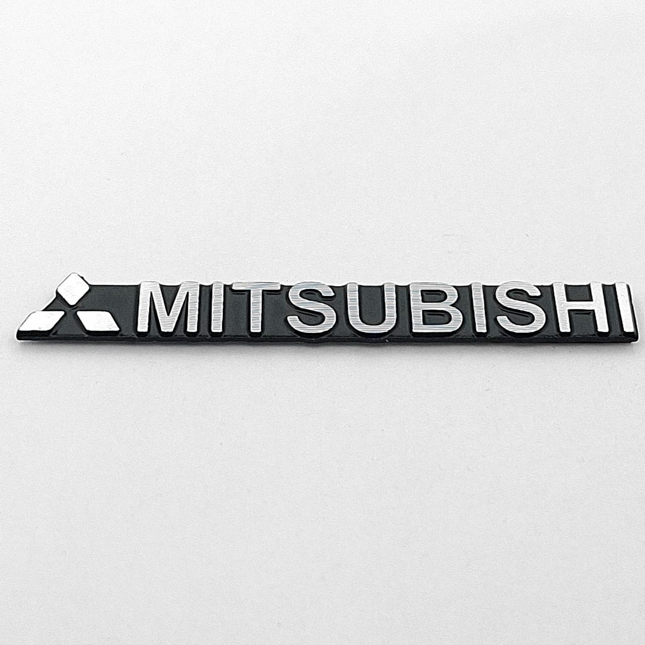 Эмблема надпись Mitsubishi 5,1х0,8 см (2892384516)
