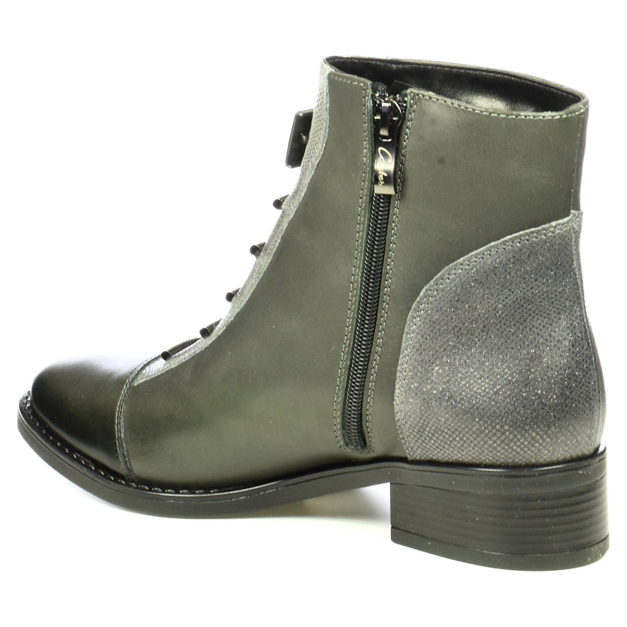 Черевики осінні жіночі Contes р. 40 Сірий (05316-40) - фото 11 Черевики осінні жіночі Contes р. 40 Сірий (05316-40) - фото 11