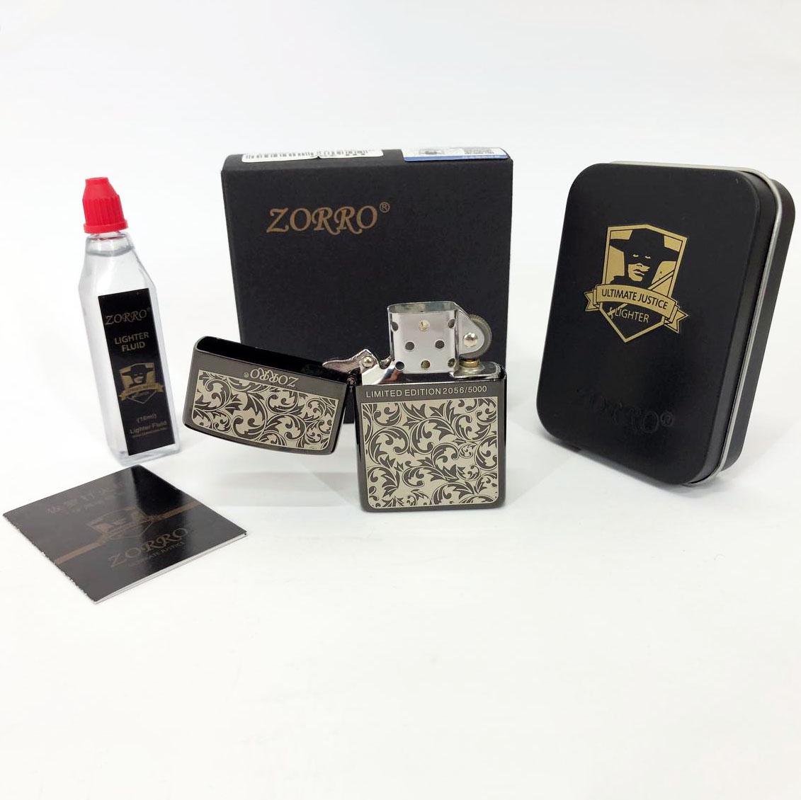 Набор для зажигалки бензиновая Zorro HL-299 Серый (310888) - фото 3 Набор для зажигалки бензиновая Zorro HL-299 Серый (310888) - фото 3