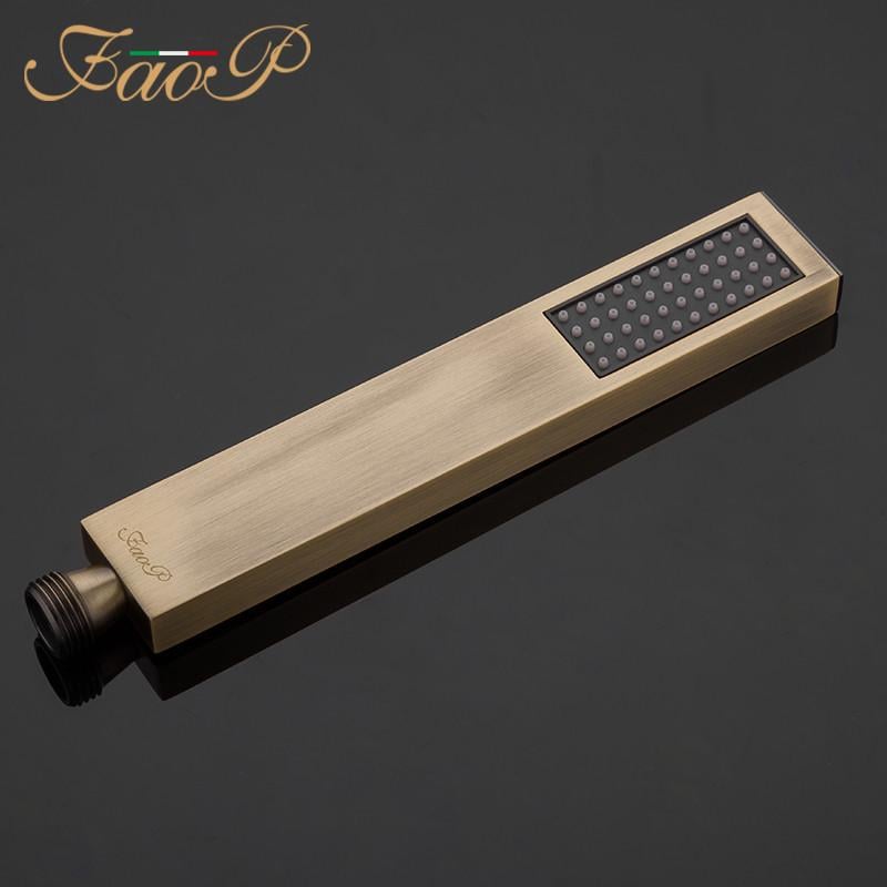 Душевая система FAOP A2403-4 излив-переключатель на лейку 1-режим Бронзовый - фото 6