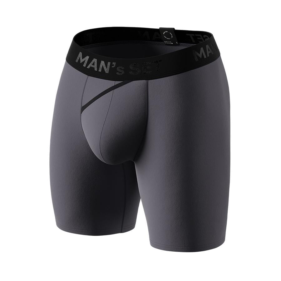 Боксери чоловічі анатомічні з бавовни MAN's SET Anatomic Long 2.0 Black Series BST140-10 2XL Графітовий Боксери чоловічі анатомічні з бавовни MAN's SET Anatomic Long 2.0 Black Series BST140-10 2XL Графітовий