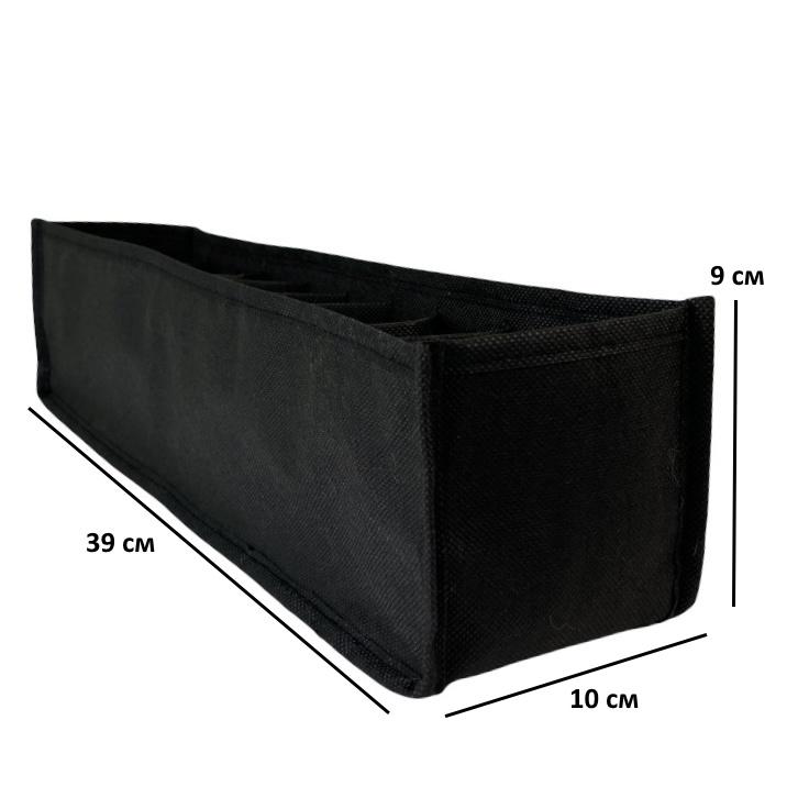 Набор гибких органайзеров XS/S/M без картона Черный (SPB-3-black) - фото 4 Набор гибких органайзеров XS/S/M без картона Черный (SPB-3-black) - фото 4