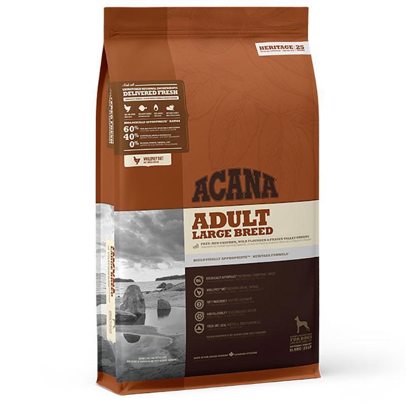 Корм сухой для собак крупных и гигантских пород ACANA Large Breed Recipe с мясом цыпленка 11,4 кг (a52111) - фото 5