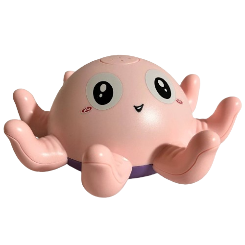 Іграшка для ванни Восьминіг з фонтаном Рожевий (198)