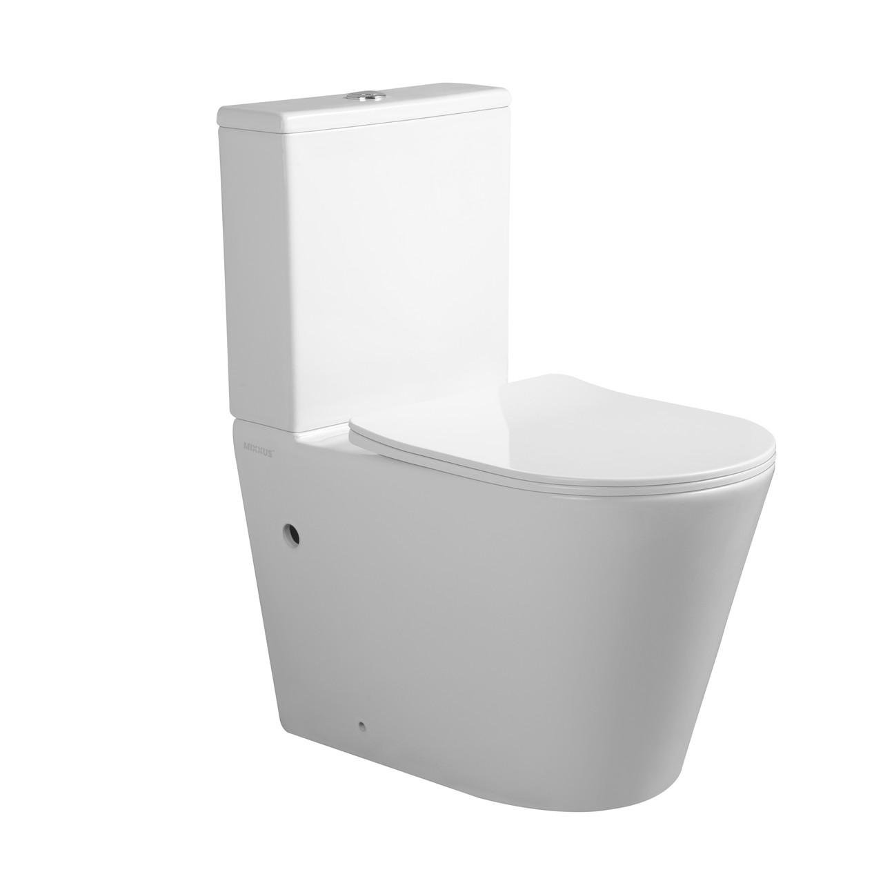 Чаша унітаза-компакту MIXXUS Bevel-0404-T3 Bowl Tornado 3,0 без сидіння 660х360х800 мм (MI8351)