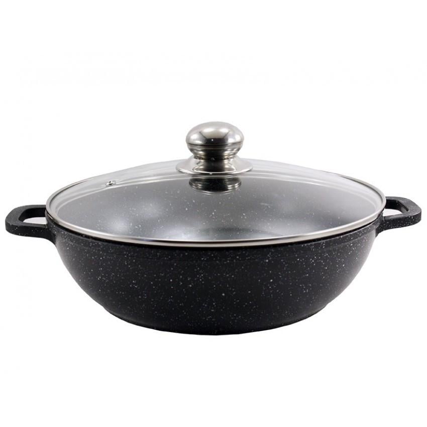 Сотейник-жарівня Zauberg BL-0528 з мармуровим покриттям 4,1 л (1711416066)