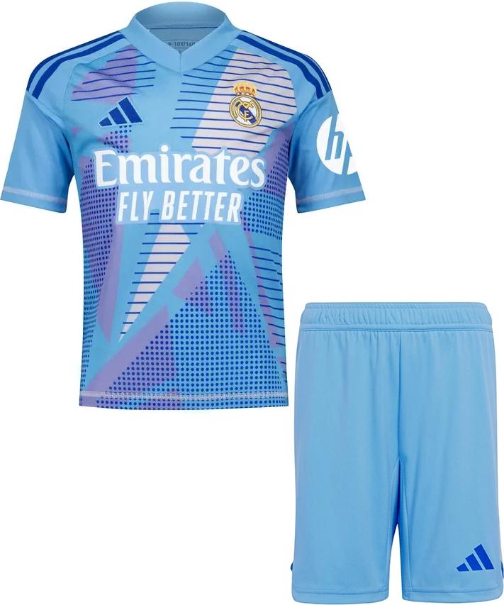 Вратарская форма детская Реал Мадрид 2024-2025 145-155 см Голубо-синий (F0151)