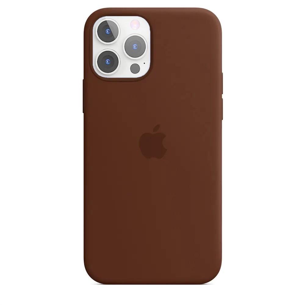 Силиконовый Чехол Накладка Silicone Case для iPhone 13 Pro Max Brown Силиконовый Чехол Накладка Silicone Case для iPhone 13 Pro Max Brown