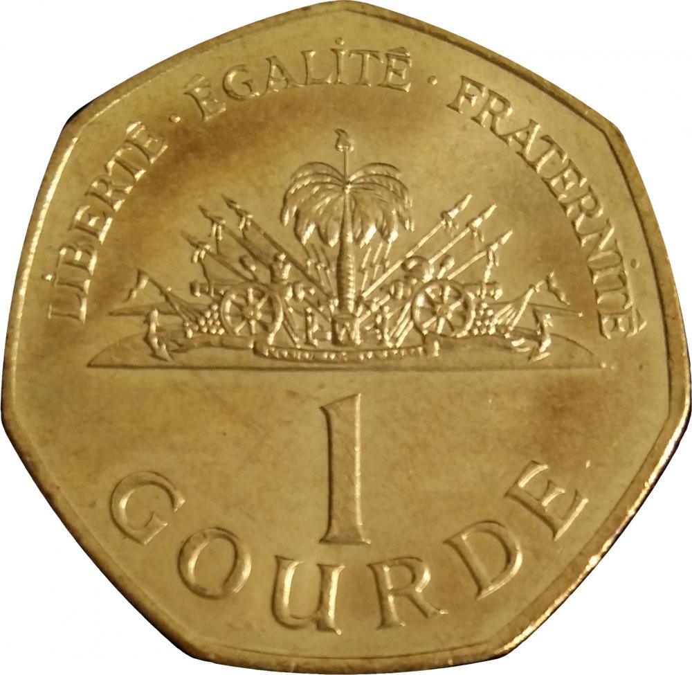 Коллекционная монета Гаити 1 гурд 2000 UNC (KM#155)
