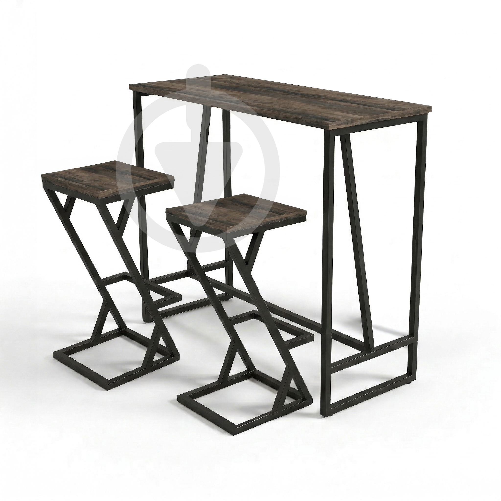 Барный стол со стульями AVVS Лофт 1110х470 мм ДСП 18 мм/металлический каркас Черный/Дуб Колониал Барный стол со стульями AVVS Лофт 1110х470 мм ДСП 18 мм/металлический каркас Черный/Дуб Колониал