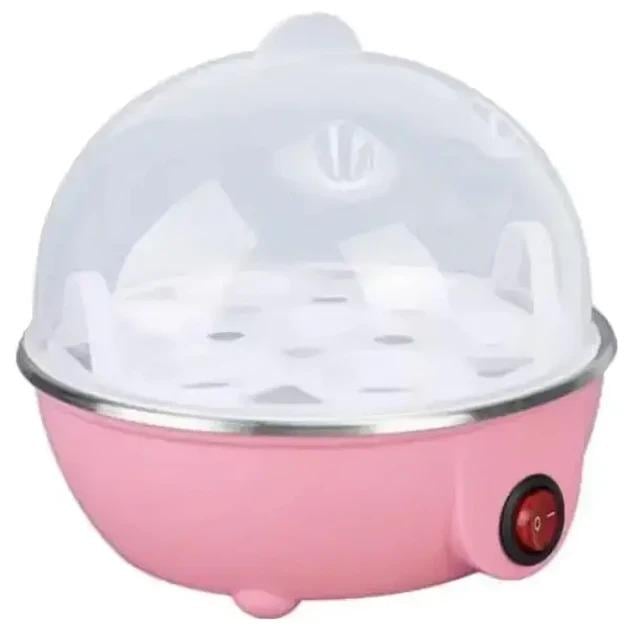 Яйцеварка на 7 яиц электрическая яичная плита Розовый (2043)