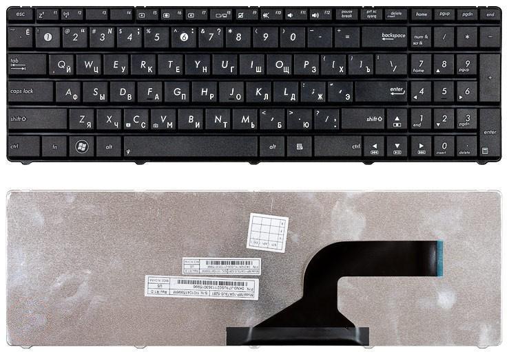 Клавіатура для ноутбука Asus K53 N53 X52N Black - фото 2