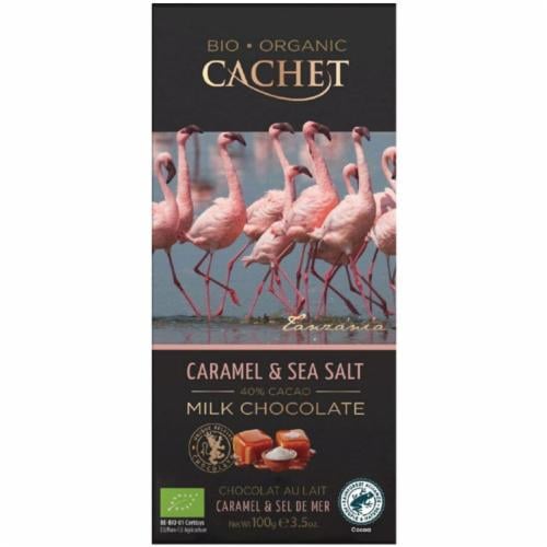 Шоколад Cachet Caramel and Sea salt молочный 100 г (21348)