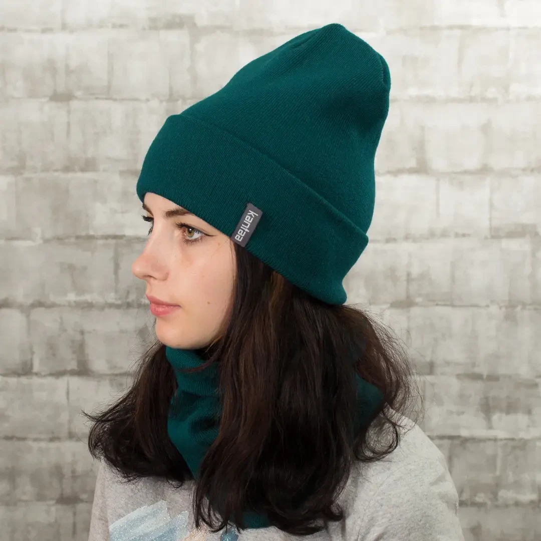 Комплект жіночий зимовий шапка та снуд Зелений (28523633) - фото 6 Комплект жіночий зимовий шапка та снуд Зелений (28523633) - фото 6