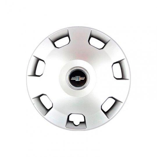 Автомобильные колпаки SKS 207 R14 с логотипом Chevrolet 4 шт. Серебристый