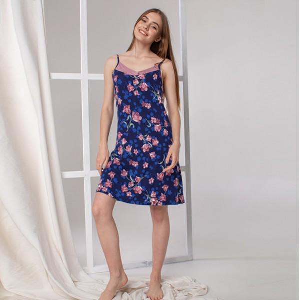 Нічна сорочка з халатом жіноча Nicoletta L малюнок 6300 - фото 2 Нічна сорочка з халатом жіноча Nicoletta L малюнок 6300 - фото 2