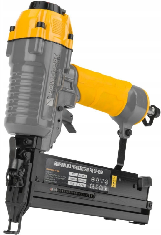 Пневмостеплер Powermat/набор скоб 750 шт. и гвоздей 1000 шт. (31120305)