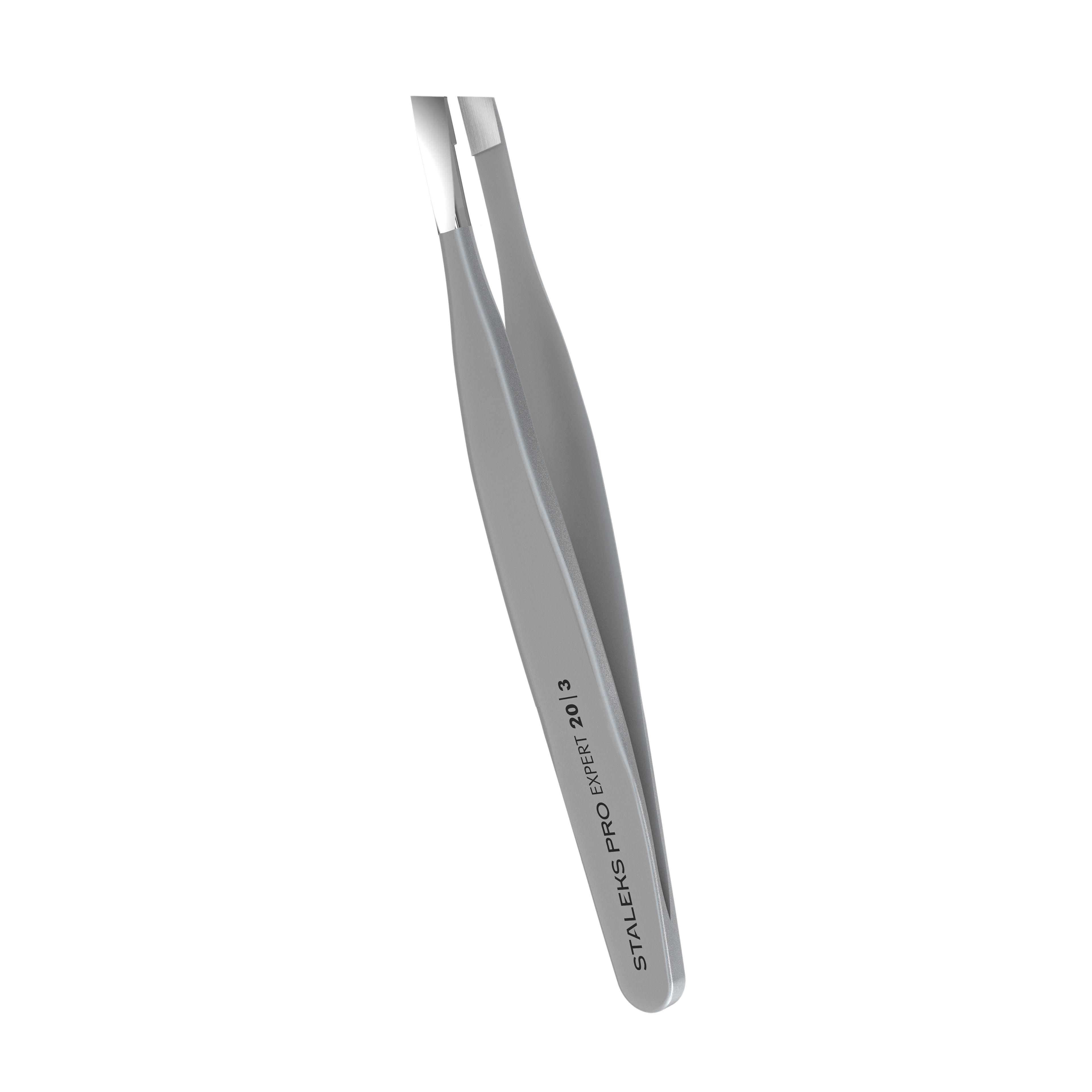 Пинцет для бровей STALEKS EXPERT 20 TYPE 3 широкий скошенный (TE-20/3)