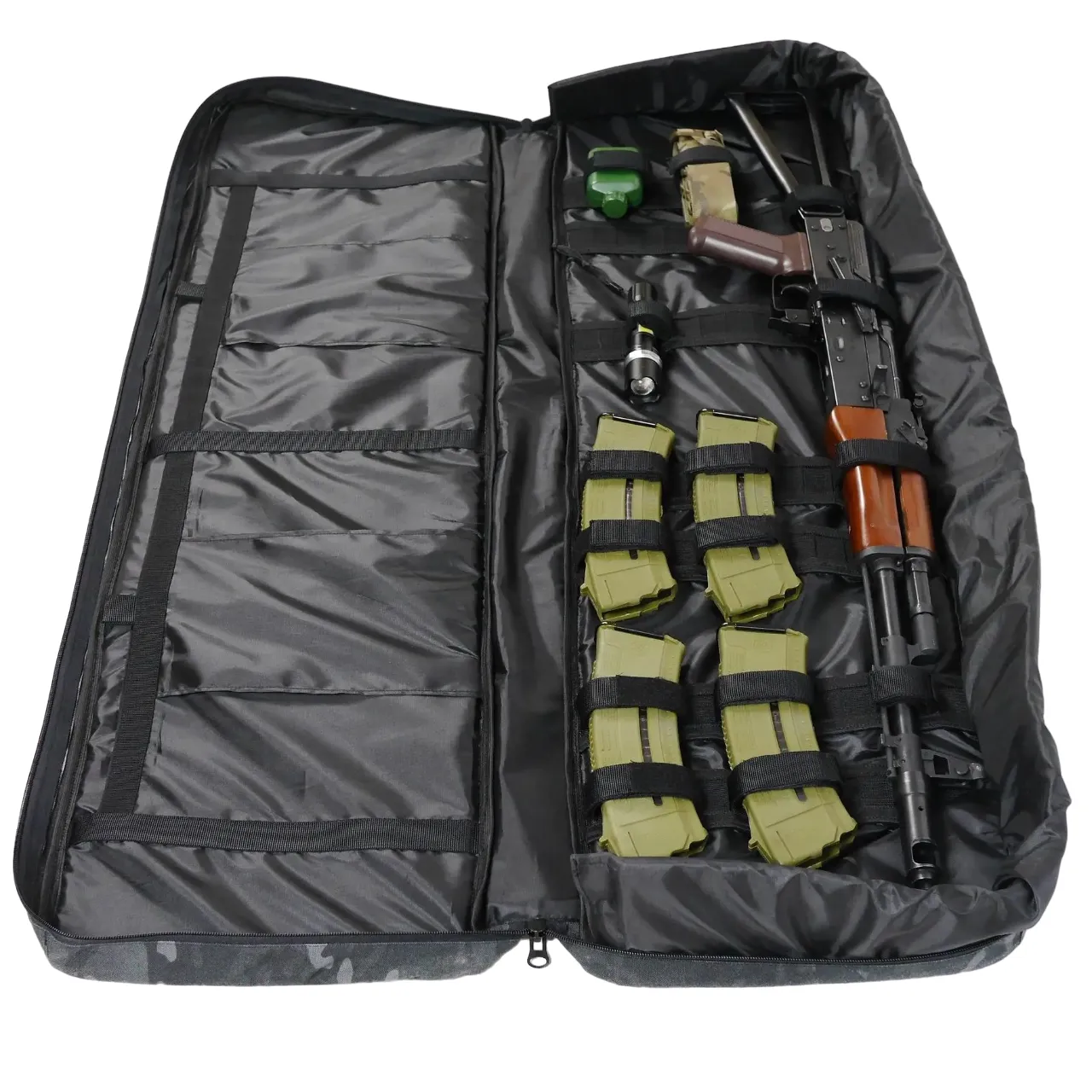 Кейс для автомата Кіборг Weapon Case 105х30х10 Cordura 1000D Black/Multicam (10810763) - фото 4