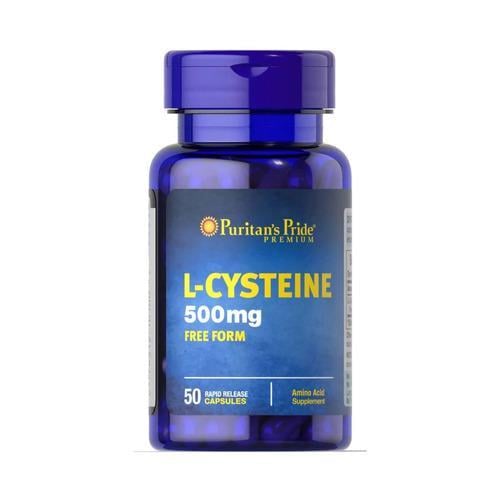 Цистеин Puritan's Pride L-Cysteine ​​500 мг 50 Capsules (PP00100)