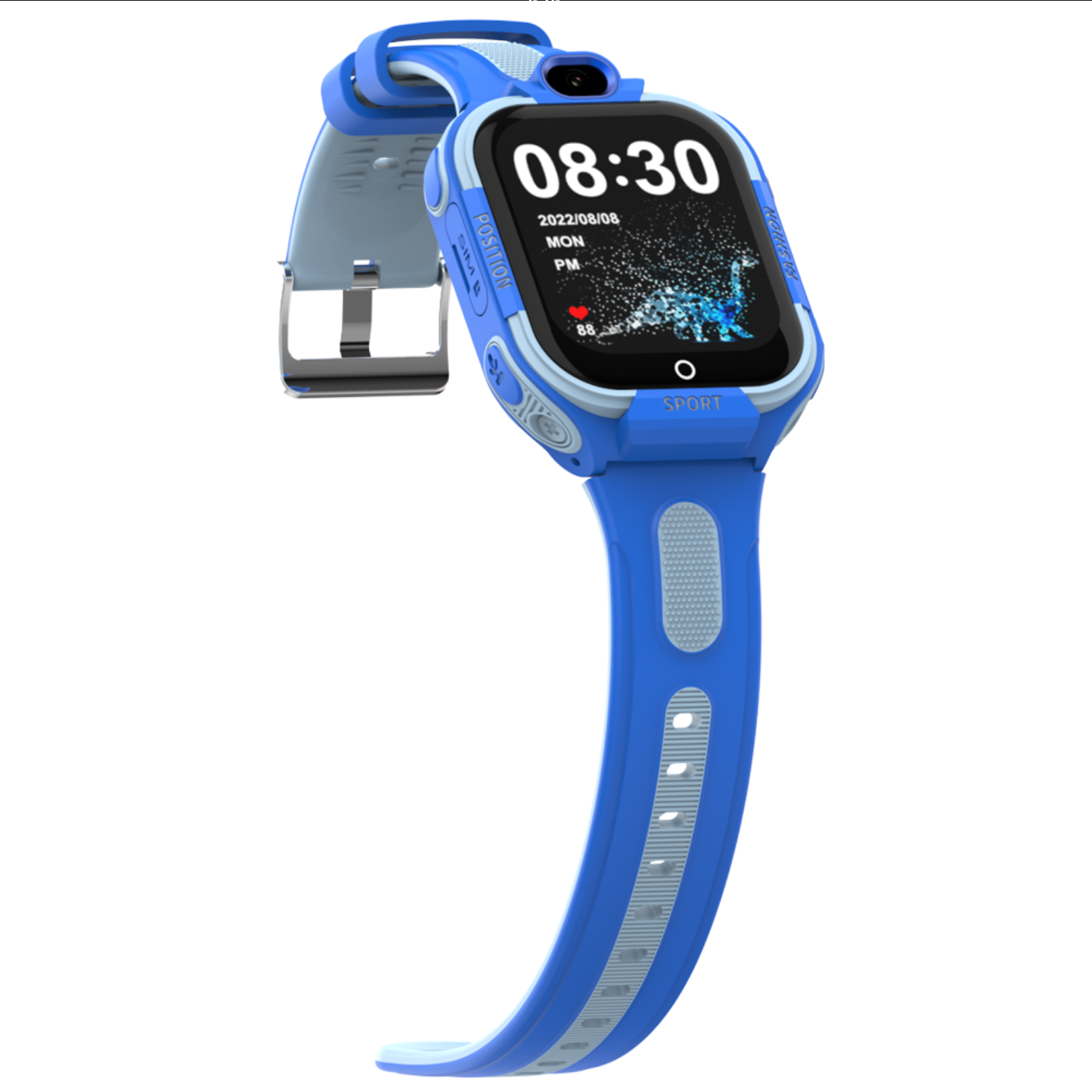 Смарт-годинник з GPS для дітей Wonlex KT35 Blue — фото 3