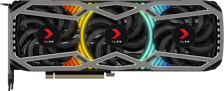 Відеокарта PNY GeForce RTX 3080 Ti 12GB XLR8 Gaming Revel Epic-X RGB Triple Fan (VCG3080T12TFXPPB) - фото 2