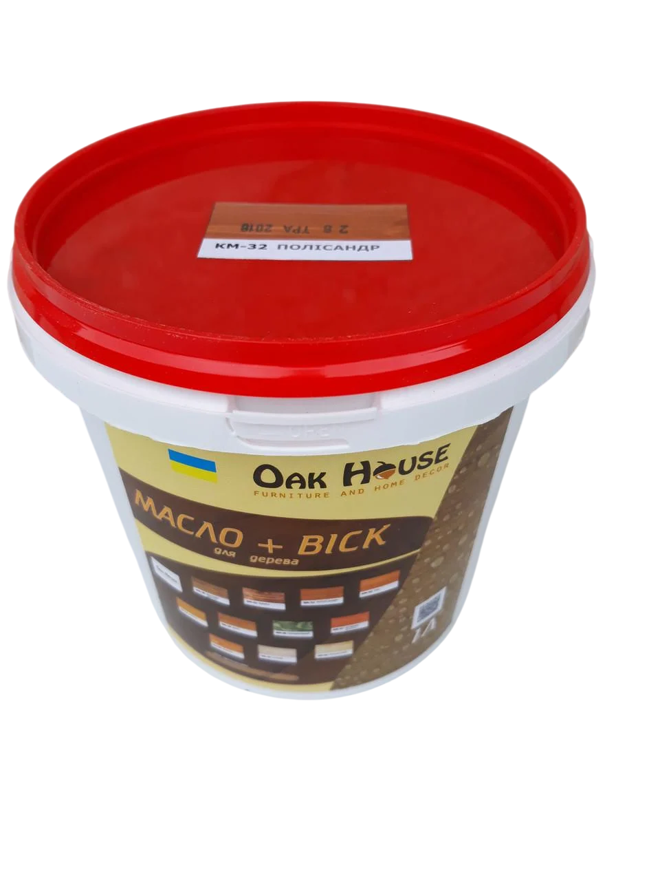 Масло-воск для дерева на основе льняного масла 1 л Палисандр (0032)