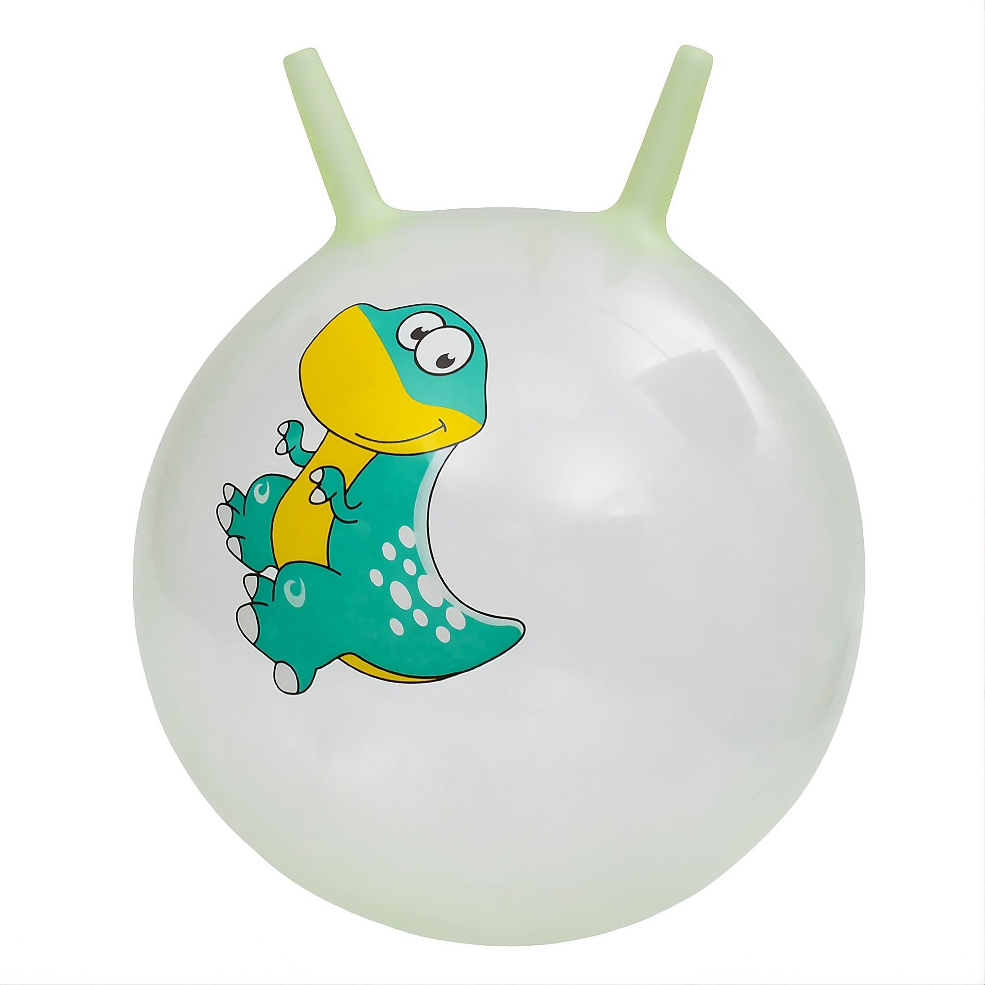 Фитнес-мяч детский MS 4859-6 с рожками 45 см 350 г с принтом животных (33731041)