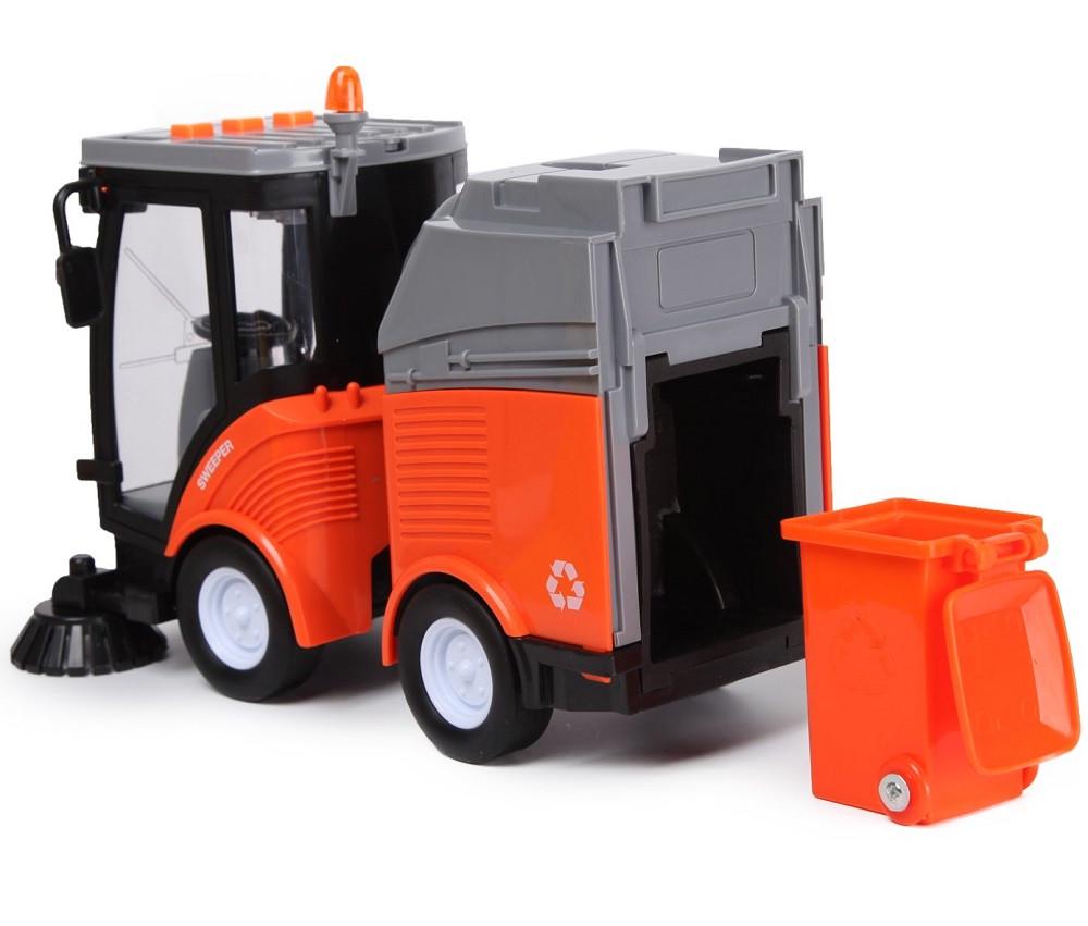 Іграшкова техніка WENYI Підмітально-прибиральна 1:16 з контейнером/світло та звук/інерційний (30156527) - фото 5 Іграшкова техніка WENYI Підмітально-прибиральна 1:16 з контейнером/світло та звук/інерційний (30156527) - фото 5