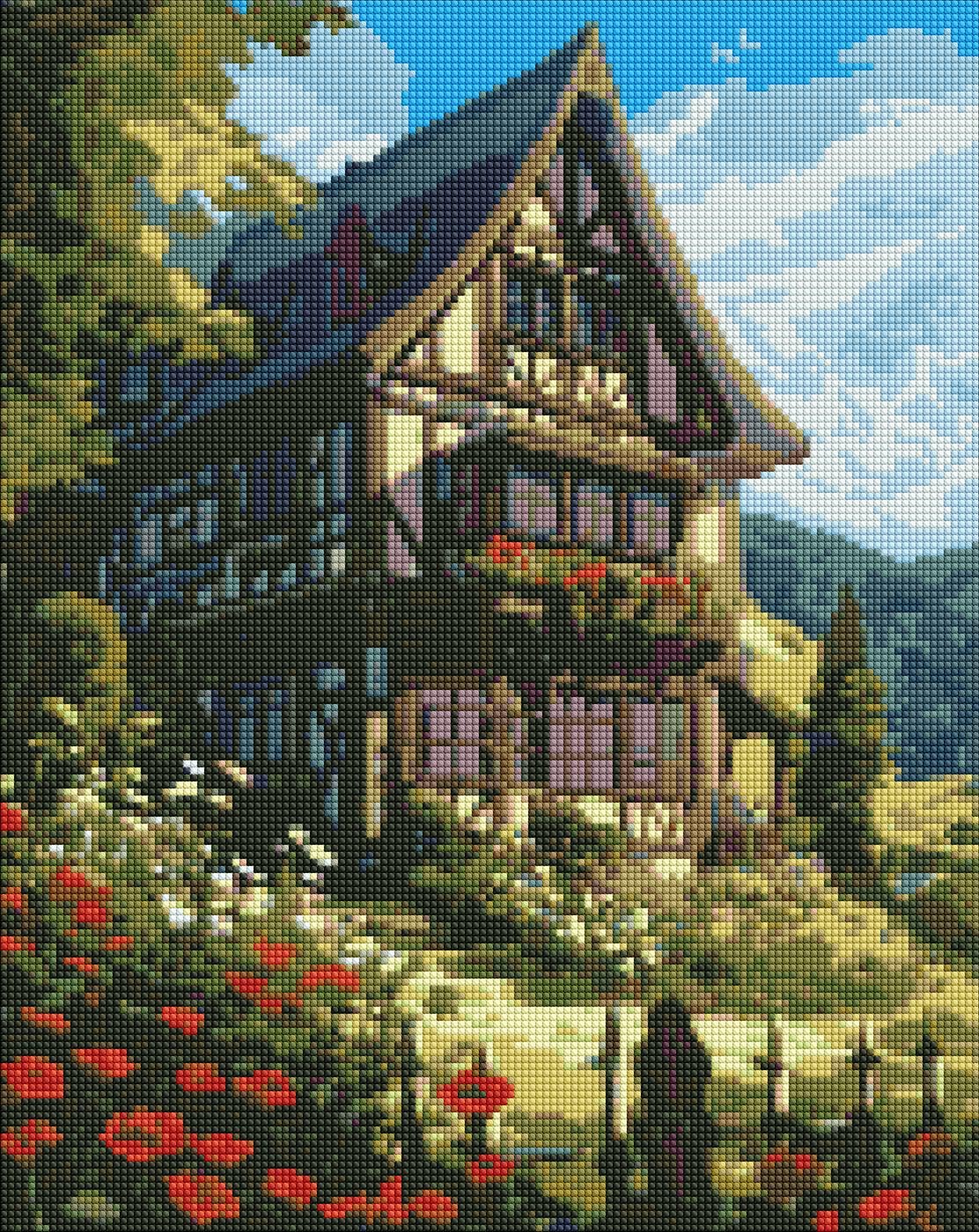 Набір з алмазною мозаїкою Ideyka Казка у горах AMO7663 40x50 см (MTT-169215)