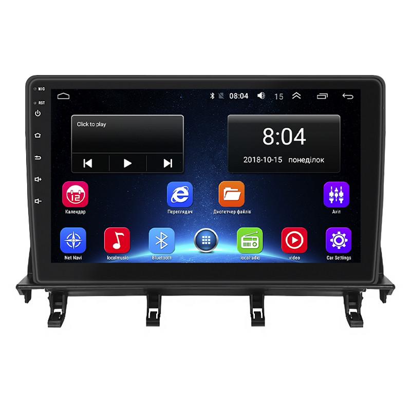 Магнитола штатная Lesko 10" для Mazda 2 I DY 2003-2005 2/32Gb Wi-Fi GPS Base