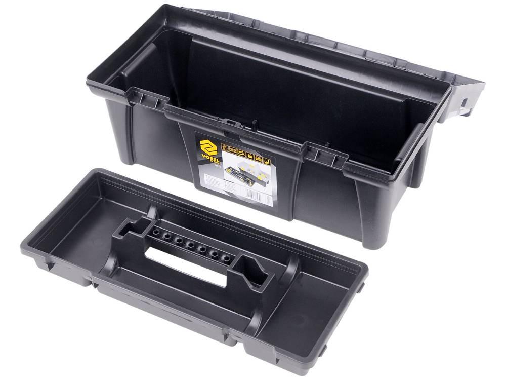 Ящик пластиковий для інструменту Vorel 20" 525x256x246 мм (78813) - фото 7 Ящик пластиковий для інструменту Vorel 20" 525x256x246 мм (78813) - фото 7