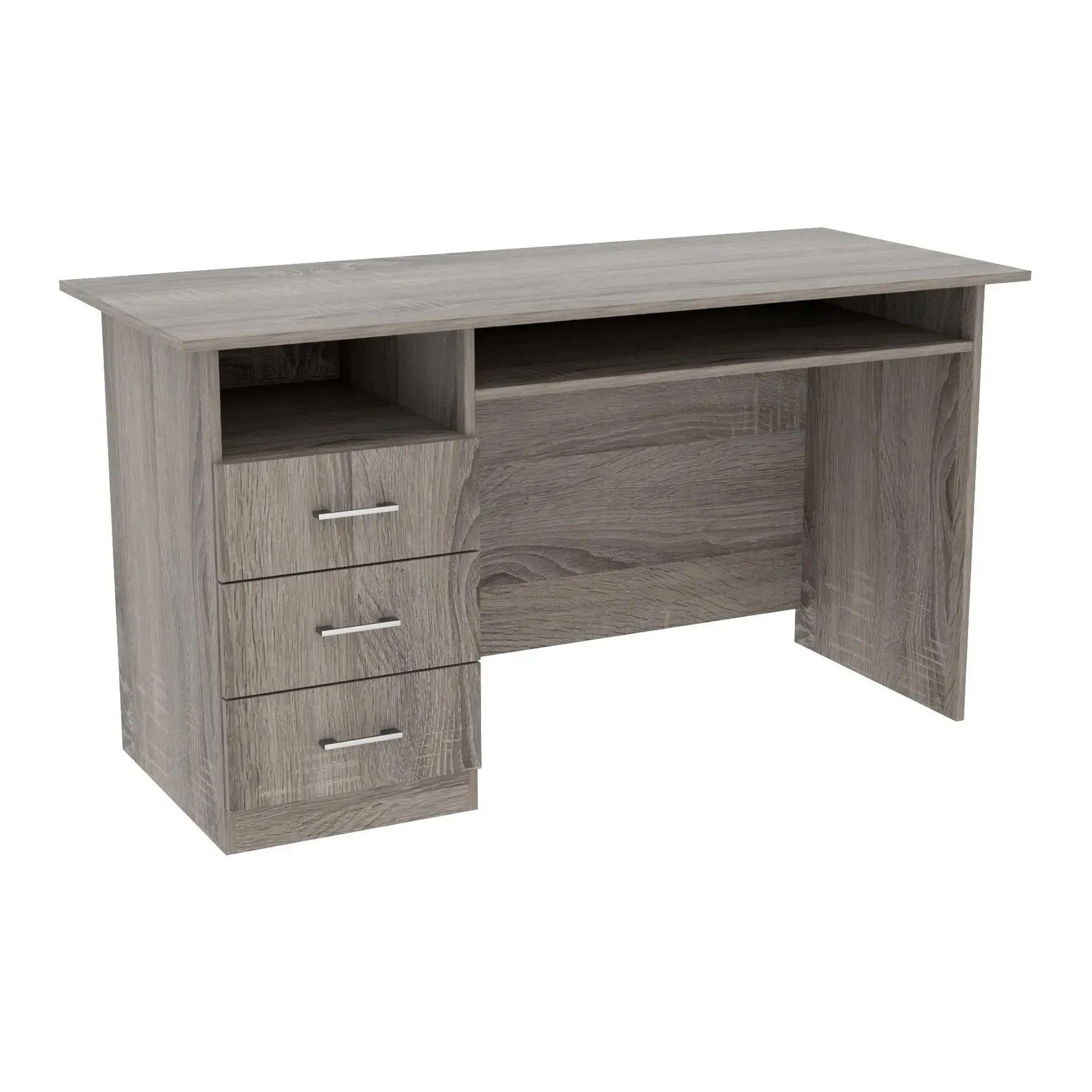 Стол офисный Kontinent ОСП-3 140х60х76 см Дуб Сонома Трюфель (83445573) - фото 1 Стол офисный Kontinent ОСП-3 140х60х76 см Дуб Сонома Трюфель (83445573) - фото 1