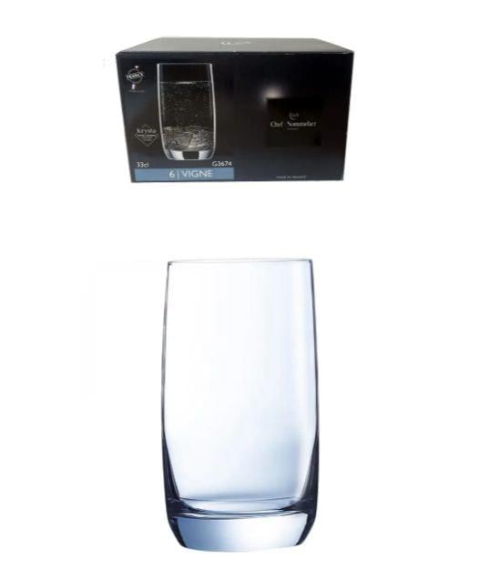 Набор стаканов Chef&Sommelie G3674 Vigne 6 шт. 330 мл