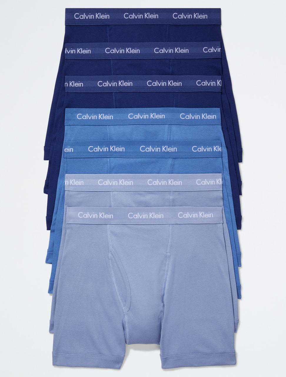 Набор трусов-шорт мужских хлопковых Calvin Klein XL 7 шт. Разноцветный (2421118353) Набор трусов-шорт мужских хлопковых Calvin Klein XL 7 шт. Разноцветный (2421118353)