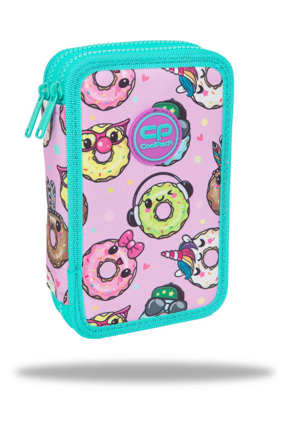 Пенал з наповненням COOLPACK Jumper 2 HAPPY DONUTS  2 відділення (F066665)